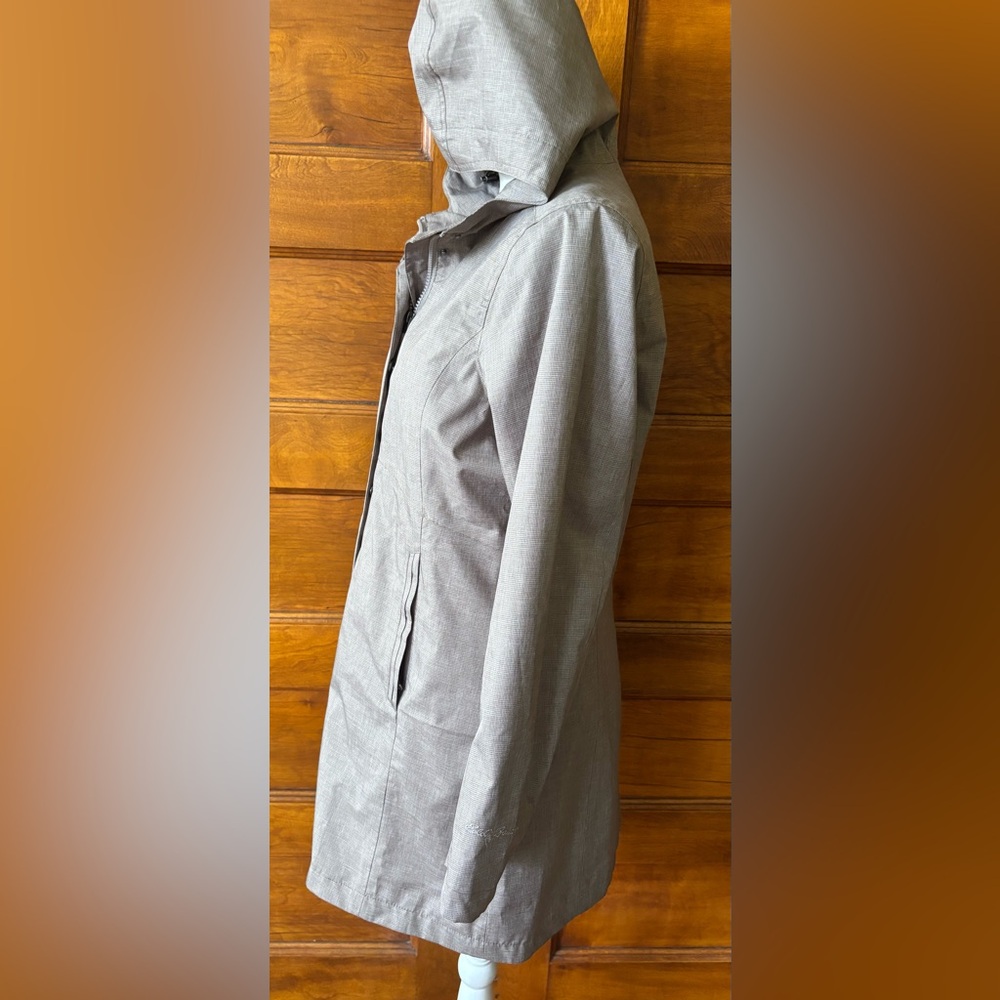 Eddie Bauer Women's Mackenzie Trench Coat in a brown/taupe color - Picture 3 of 8